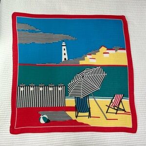 Symphony Scarfs Made in Italy Women’s Scarf with beach theme design